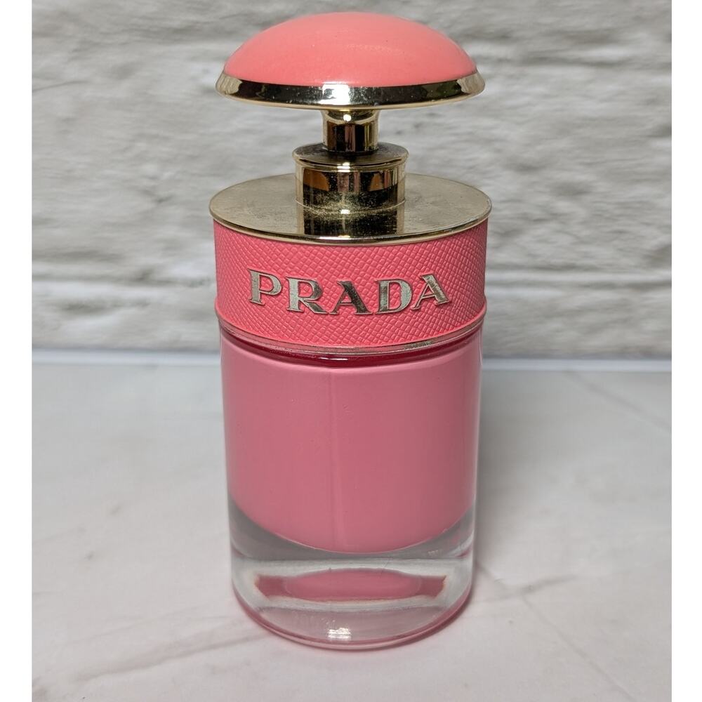 **EMPTY** Prada Candy Eau De Parfum 1 oz Bottle, Pink & Gold, *FOR DISPLAY ONLY*